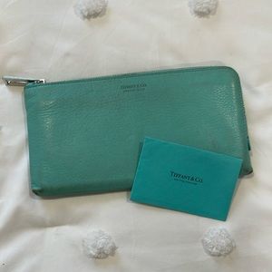 Tiffany & Co. Signature Blue Leather Wallet